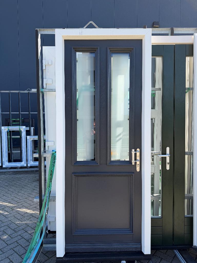 A9 Kunststof voordeur 990x2400mm bxh, Doe-het-zelf en Verbouw, 75 tot 150 cm, Kunststof, Deurkozijn, Ophalen of Verzenden