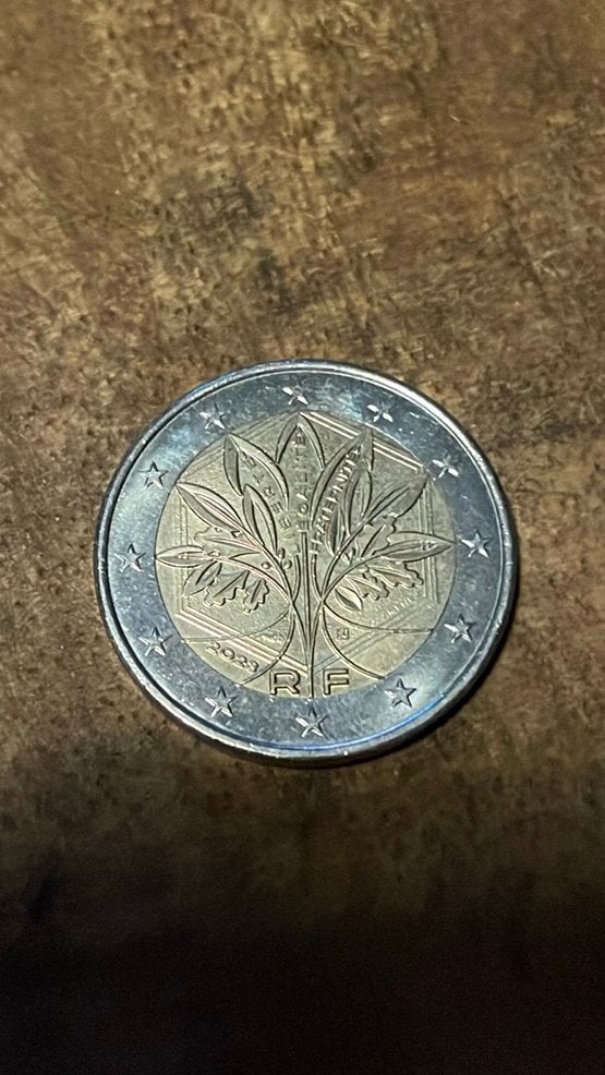 Zeldzame Franse 2 Euro munt, Postzegels en Munten, Munten | Europa | Euromunten, Ophalen of Verzenden, Frankrijk, 2 euro, Losse munt