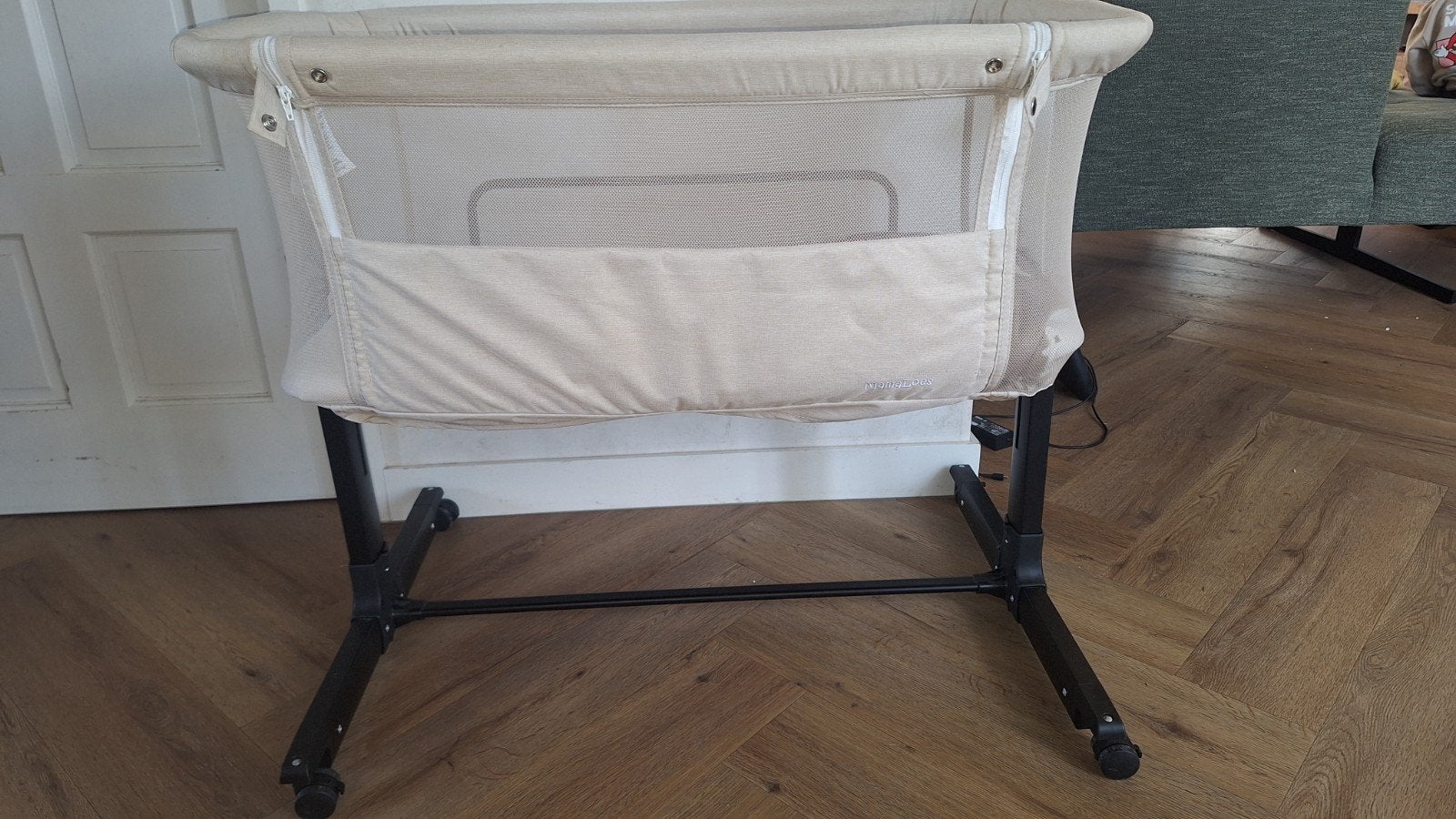 Co-sleeper beige, verschillende standen, Ophalen, Zo goed als nieuw, Minder dan 140 cm, Minder dan 70 cm