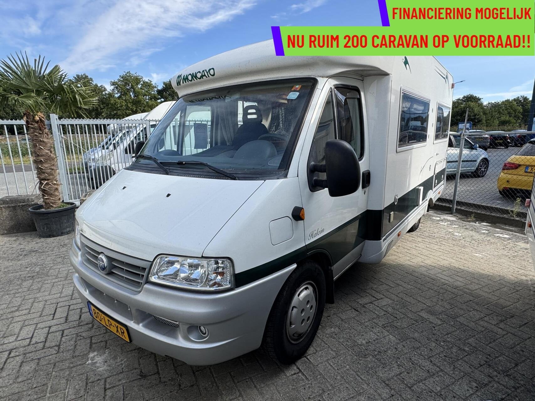 Moncayo Halcon H-421, FRANSBED, AIRCO, 97012 KM, Caravans en Kamperen, Campers, Overige merken, Fietsendrager, Bedrijf, Airconditioning