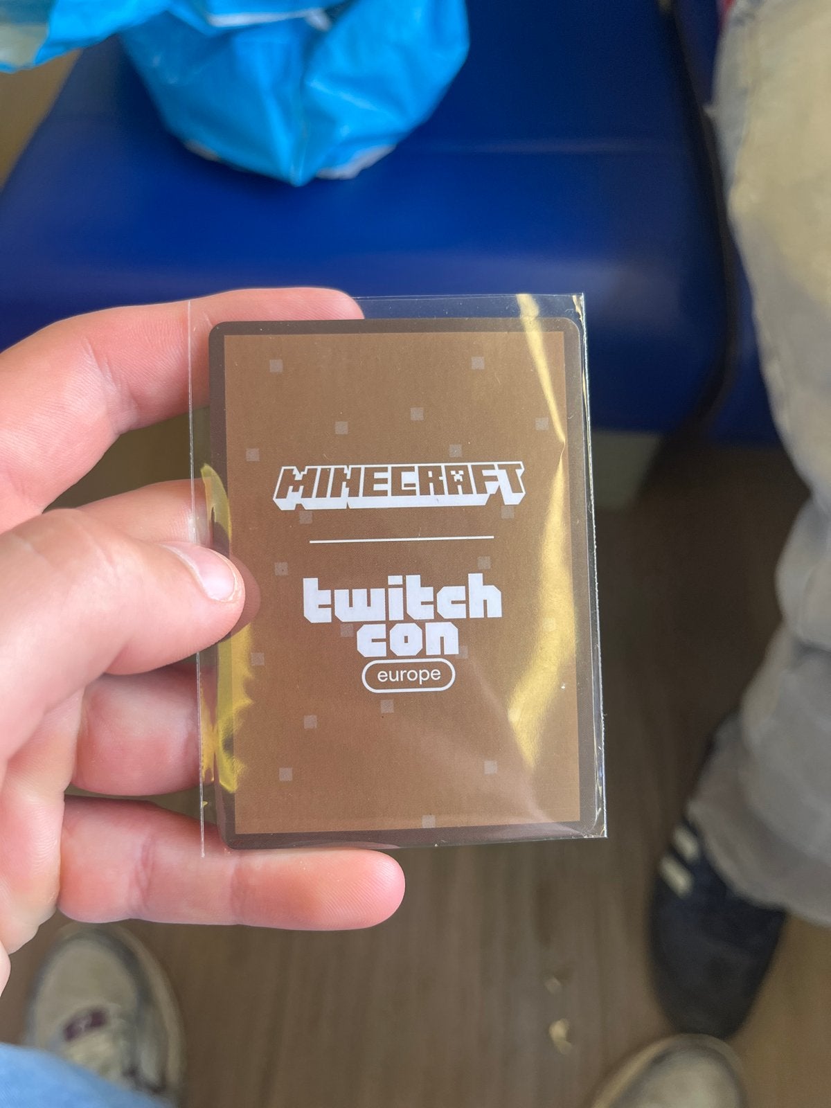 Minecraft Crafter Cape TwitchCon Europe kaart, Ophalen of Verzenden, Zo goed als nieuw