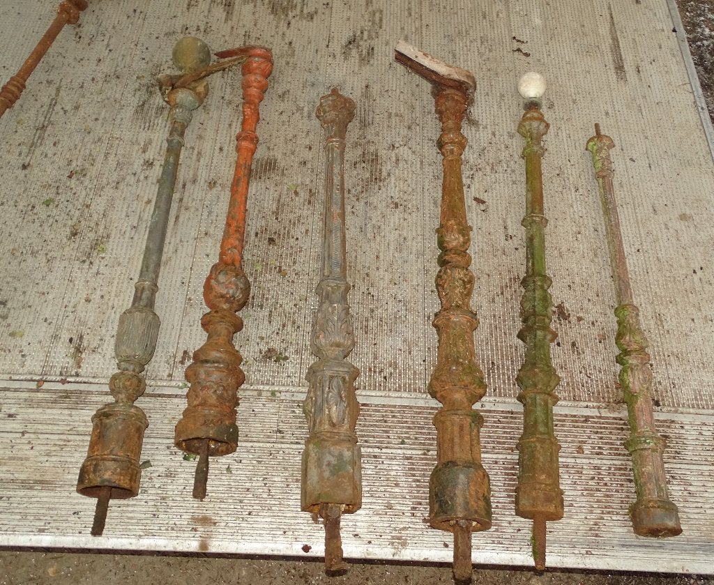 gietijzeren paal palen eindpaal trapleuning balustrade, Ophalen