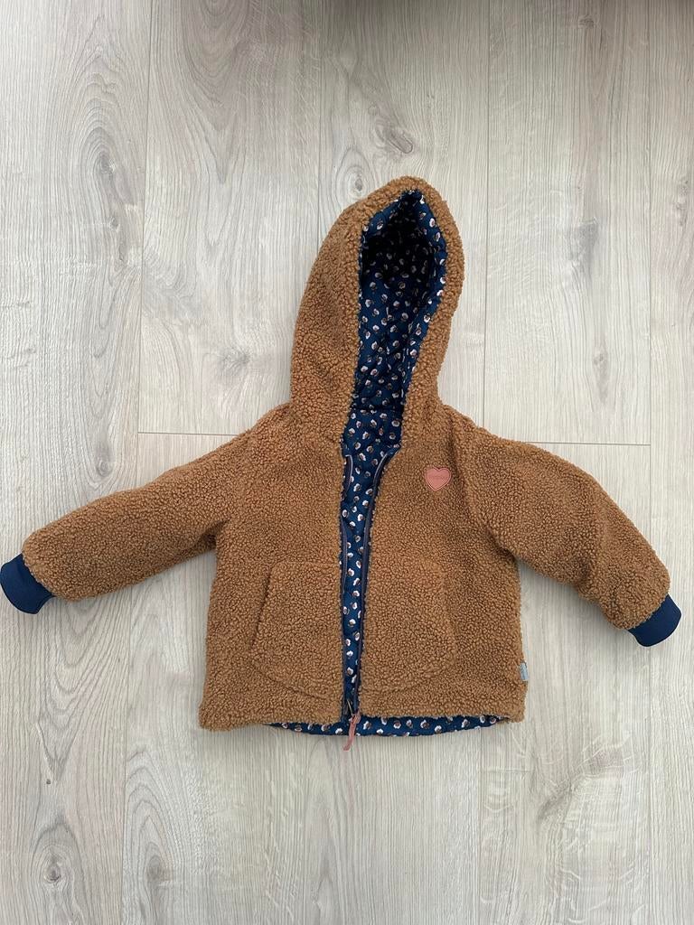 Noppies omkeerbare winterjas maat 86, Ophalen of Verzenden, Zo goed als nieuw, Meisje, Jasje