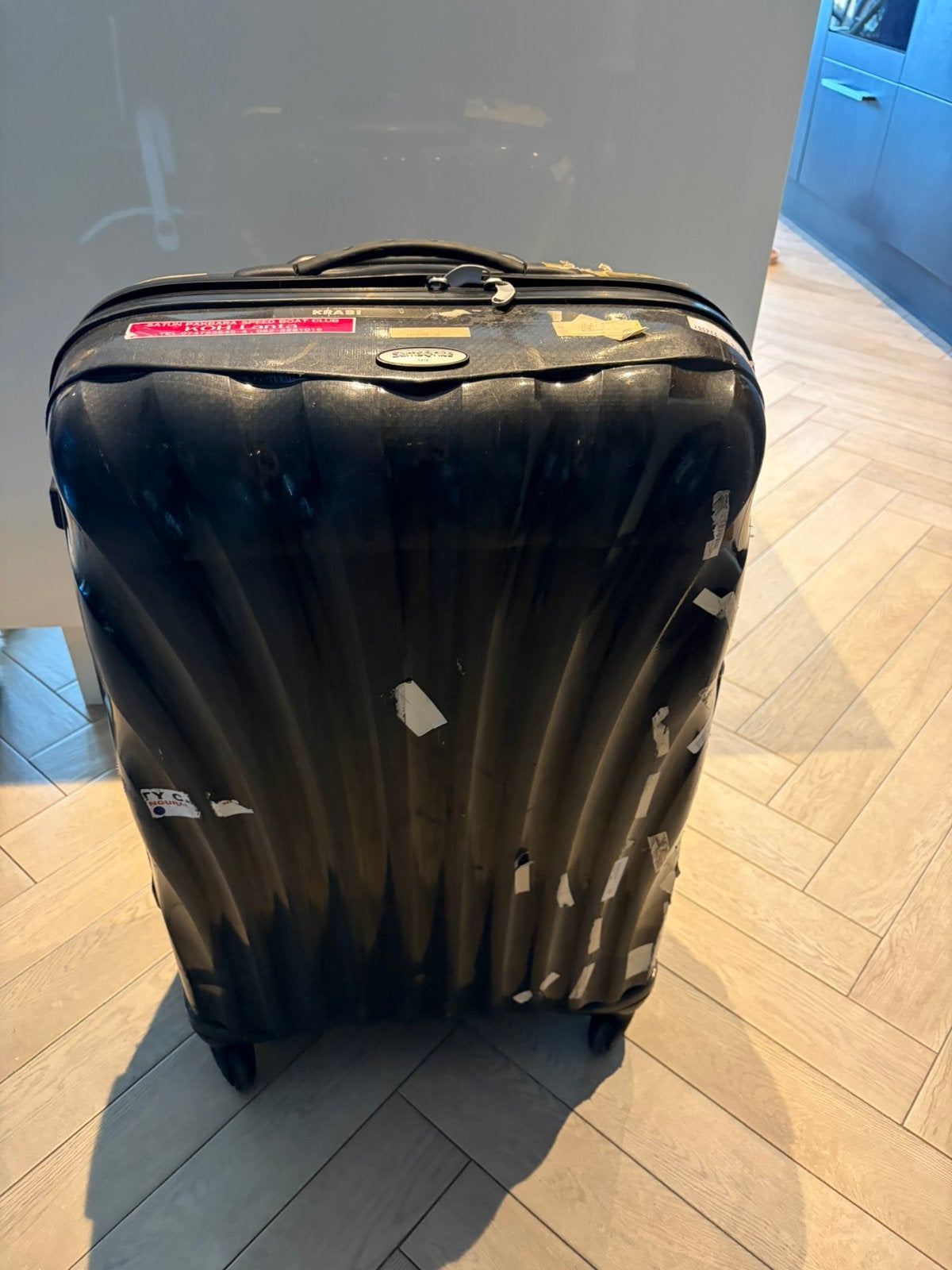 Samsonite koffer gratis af te halen, Ophalen, Gebruikt, Hard kunststof, 70 cm of meer