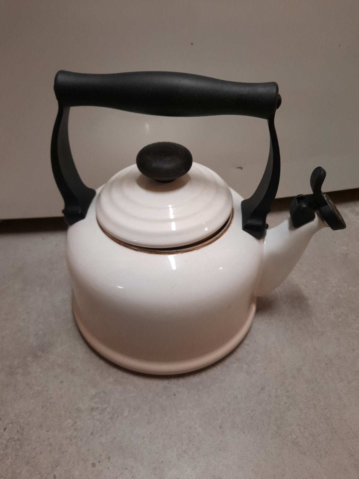 Le creuset grote fluitketel  2.1lither waterketel, Ophalen of Verzenden, Gebruikt