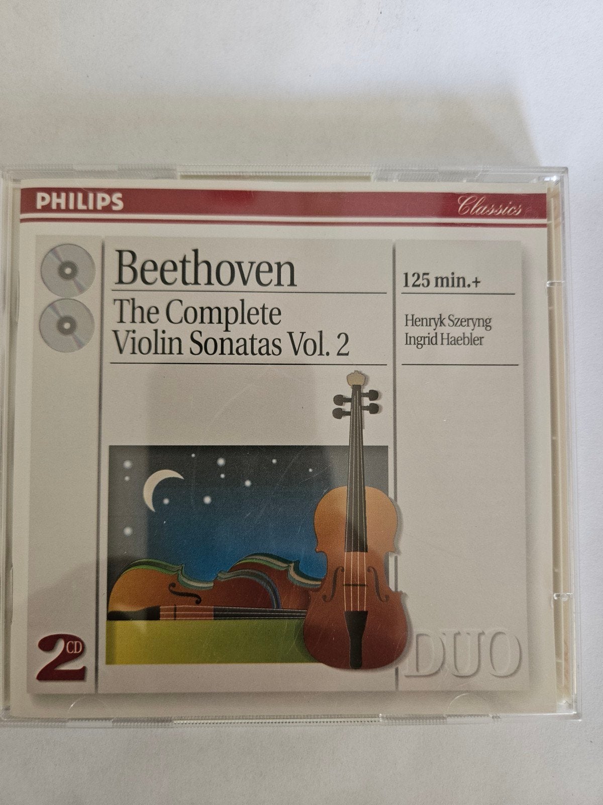 Beethoven: Complete Vioolsonates Vol. 2 - DUO CD, Inclusief doosje, Kamermuziek, Ophalen of Verzenden, Zo goed als nieuw