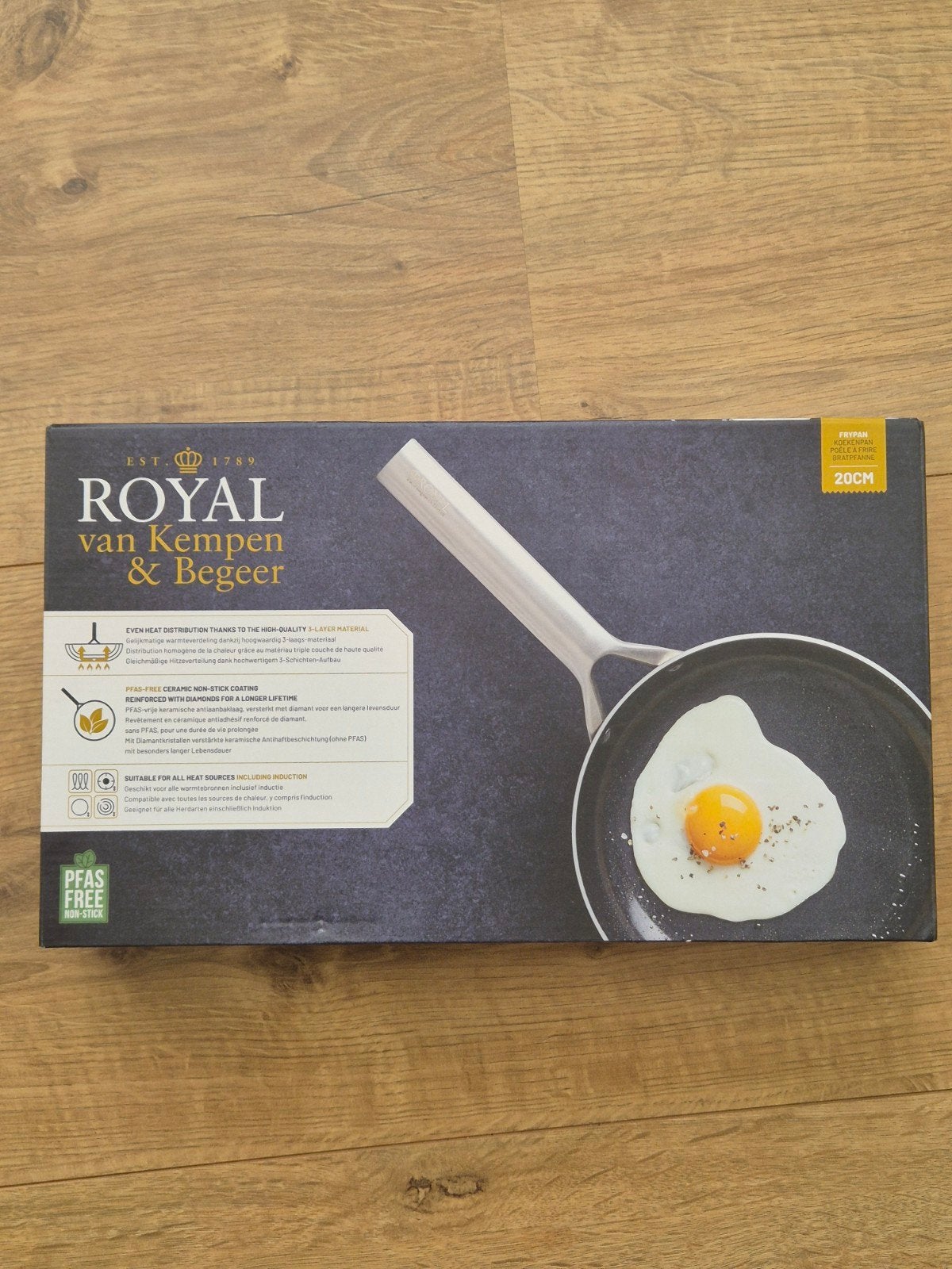 Royal van Kempen & Begeer Koekenpan 20cm PFAS-vrij, Antiaanbaklaag, Nieuw, Ophalen of Verzenden, Overige merken