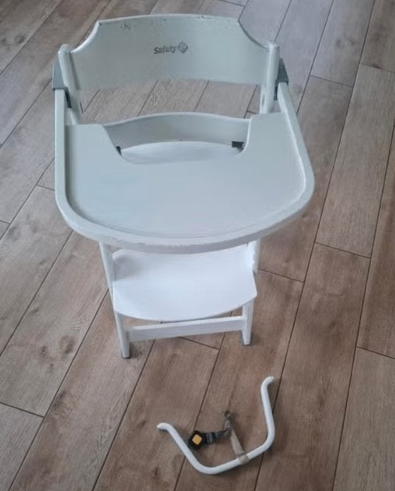 Safety 1st Kinderstoel Meegroeistoel - Wit, Kinderen en Baby's, Kinderstoelen, Ophalen, Gebruikt, Meegroeistoel, Gordel(s)