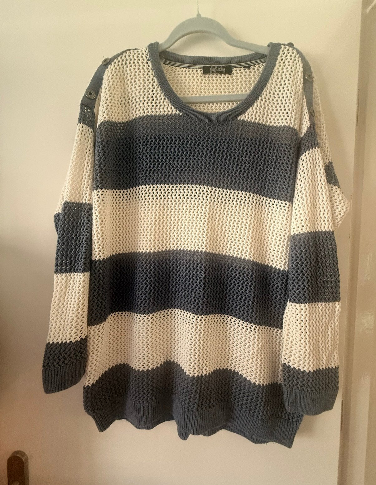 Roberto Sarto trui / sweatshirt maat 42 - 44 ZGAN, Ophalen of Verzenden, Zo goed als nieuw, Maat 42/44 (L), Blauw