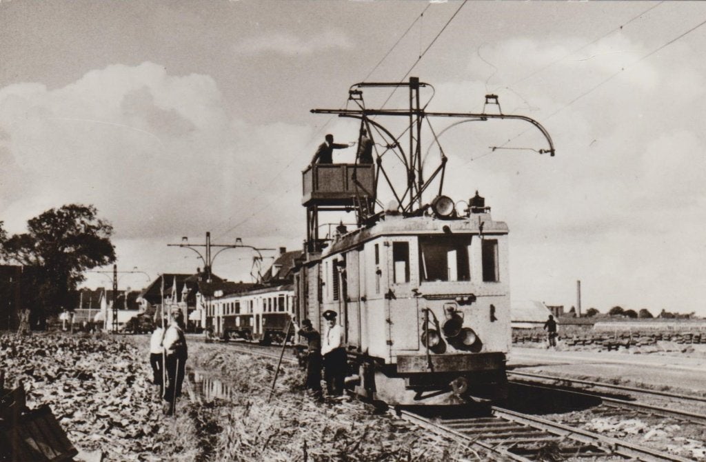 2 x trams katwijk, Ophalen of Verzenden, 1960 tot 1980, Zuid-Holland
