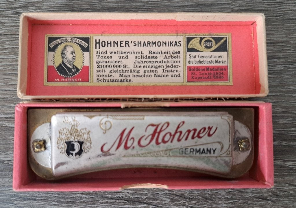 M. Hohner - Mondharmonica - Juwel, Gebruikt, Overige typen, Chromatisch, Ophalen of Verzenden