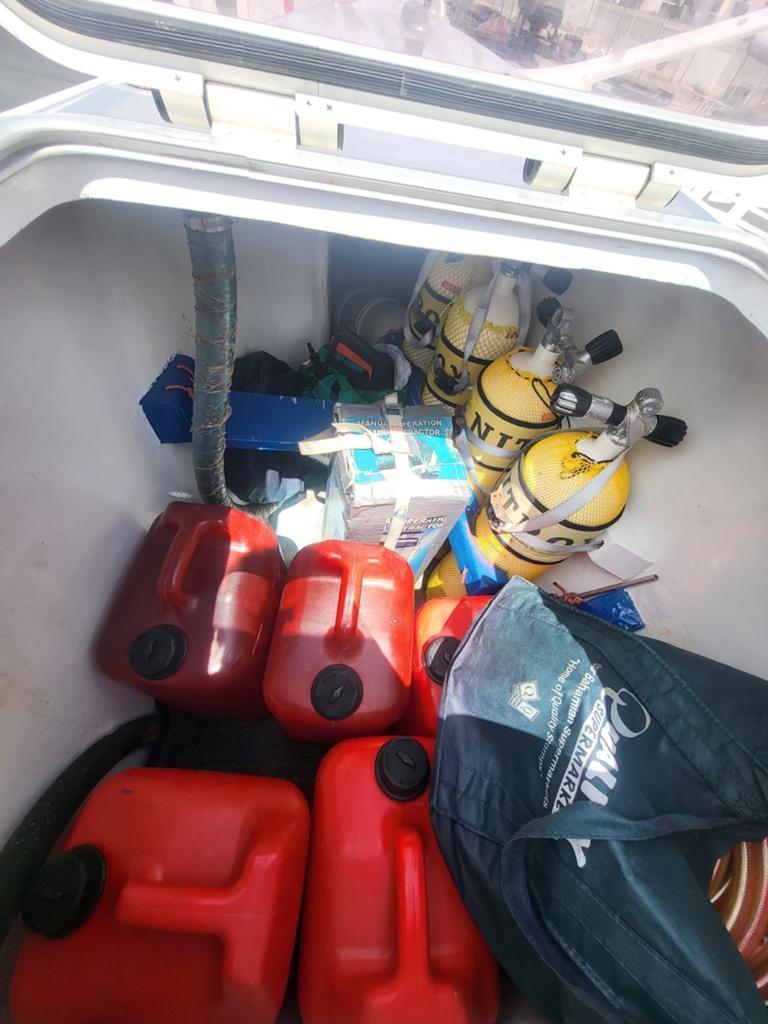 4 nitrox duikflessen gekeurd, Watersport en Boten, Duiken, Duikfles, Ophalen