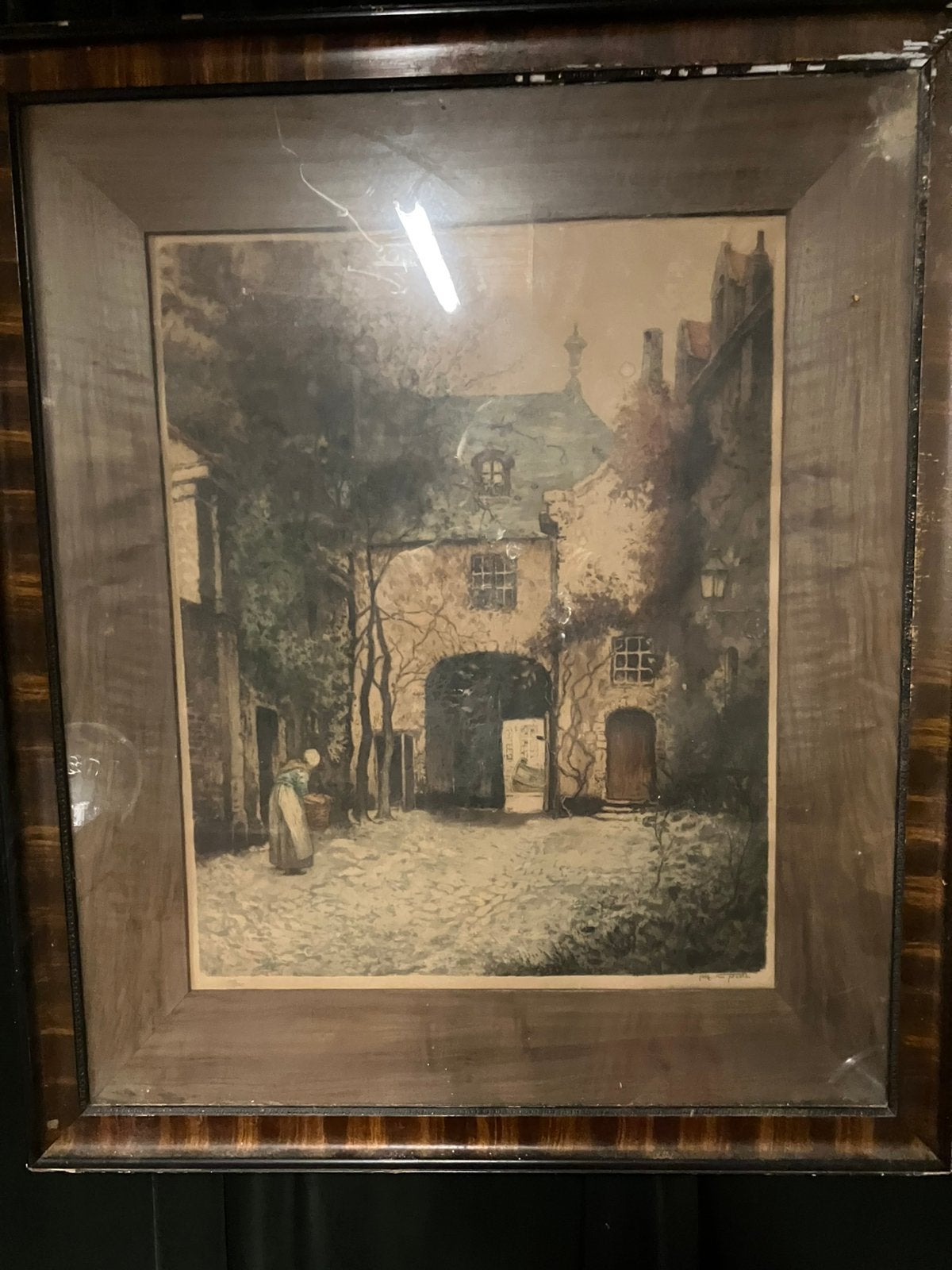 Onbekende schilderij, Ophalen