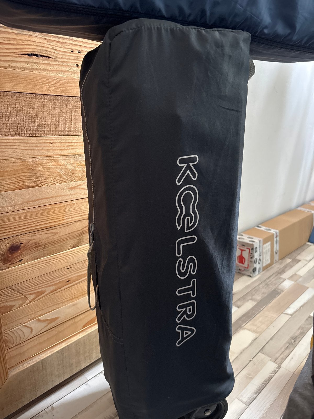 Koolstra Reisbedje met Prenatal matras, Ophalen, Gebruikt, Reisbedje
