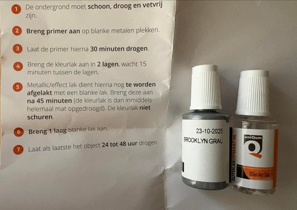 BMW Lakstift Brooklyn Grau plus  blanke Lak, Auto-onderdelen, Overige Auto-onderdelen, BMW, Nieuw, Ophalen of Verzenden
