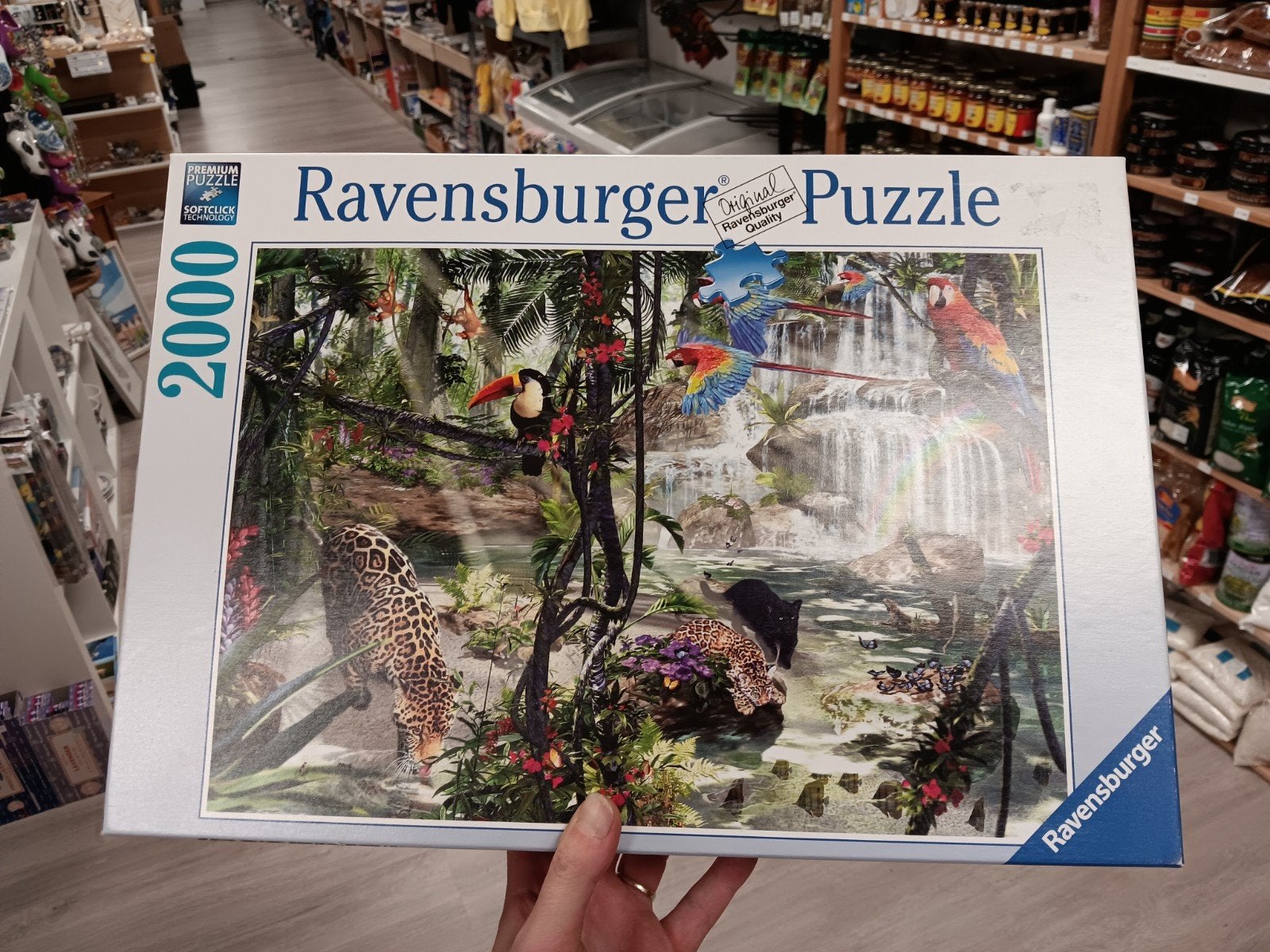Ravensburger Legpuzzel 2000 stukjes - Jungle Waterval, Ophalen of Verzenden, Meer dan 1500 stukjes, Nieuw, Legpuzzel