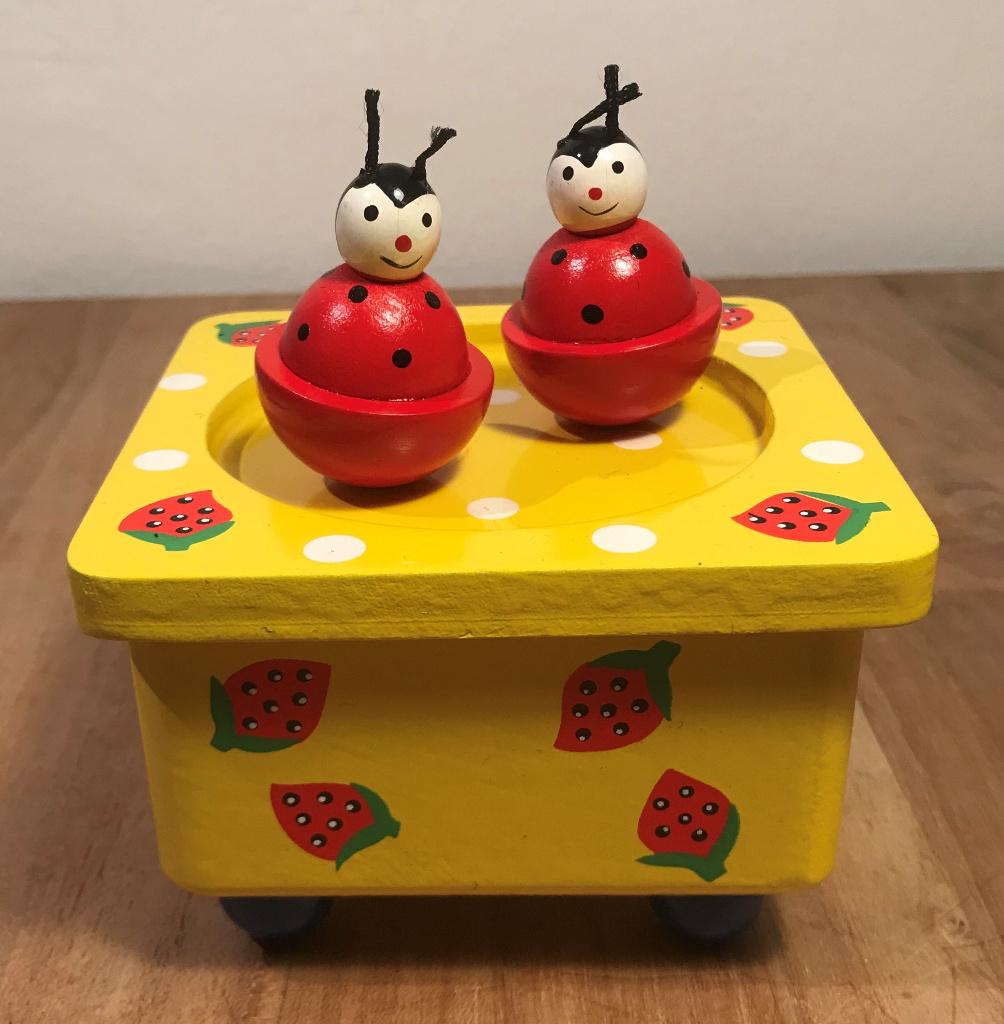 speeldoosjes met lieveheersbeestjes, Ophalen of Verzenden, Zo goed als nieuw, Jongen of Meisje