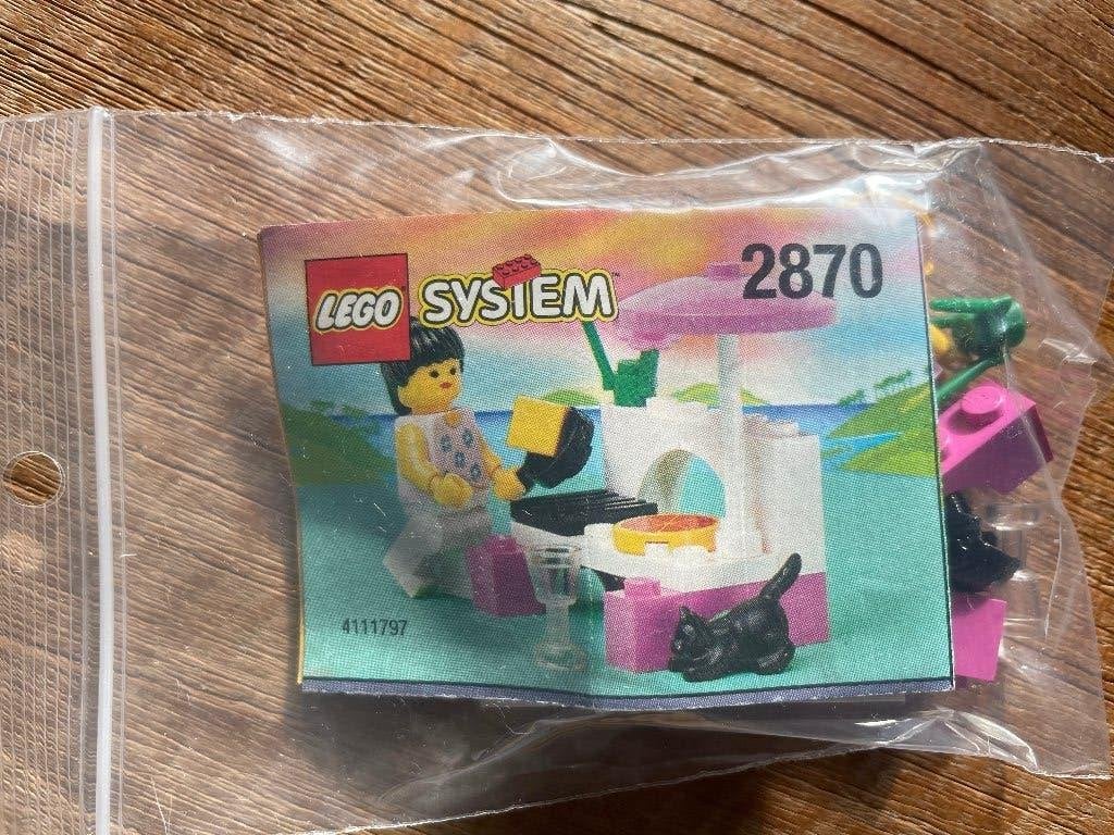 2870 lego system Paradisa barbecue set, Overige thema's, Lego, Inclusief instructies, Ophalen of Verzenden
