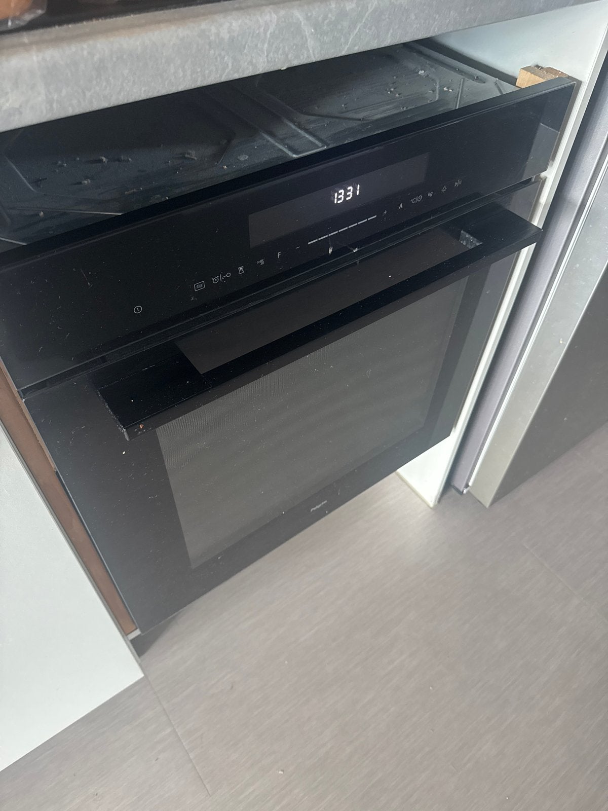 Inbouw oven met magnetronfunctie - Zo goed als nieuw, Witgoed en Apparatuur, Ophalen, 45 tot 50 cm, Overige merken, Hete lucht
