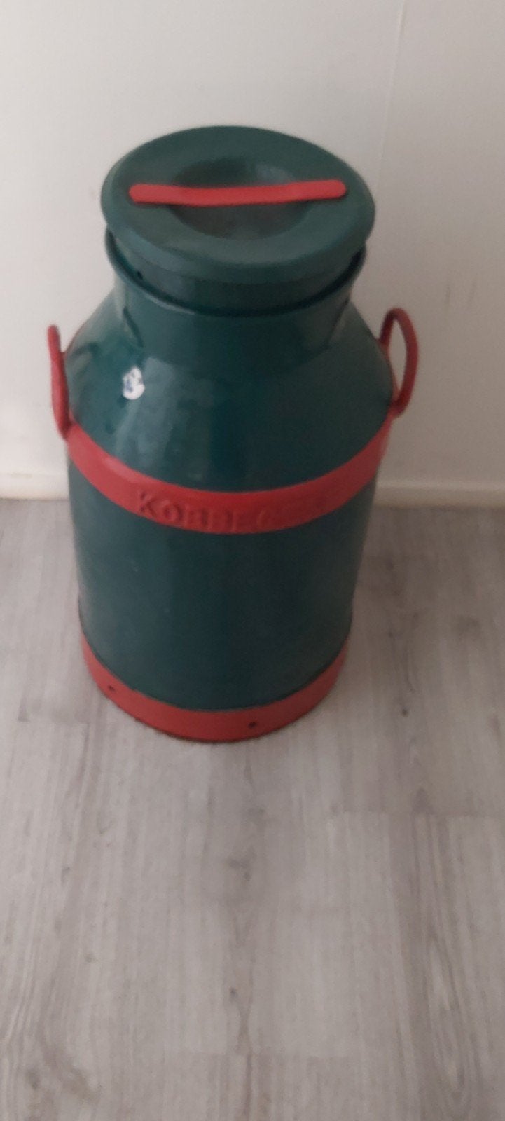 Vintage Melkbus Groen met Rood - Decoratief, Ophalen