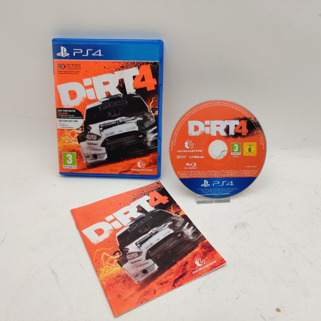 DiRT 4 PS4 nu voor €24.99, P, Ophalen of Verzenden, Zo goed als nieuw, Vanaf 12 jaar