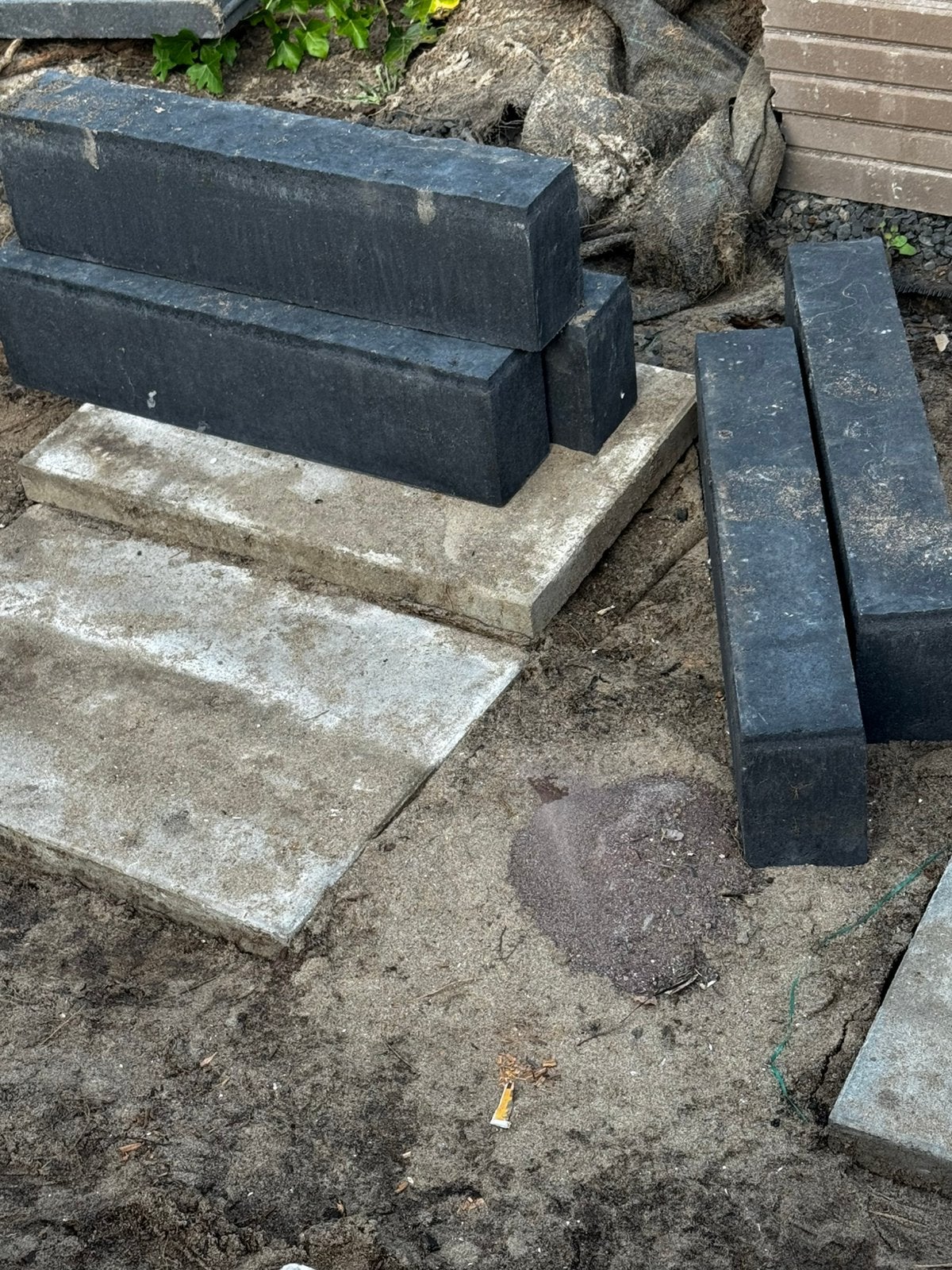 8 stapelblokken 60x15x10 nieuw, Tuin en Terras, Bielzen en Borders, Ophalen, Nieuw, Minder dan 25 cm, Beton