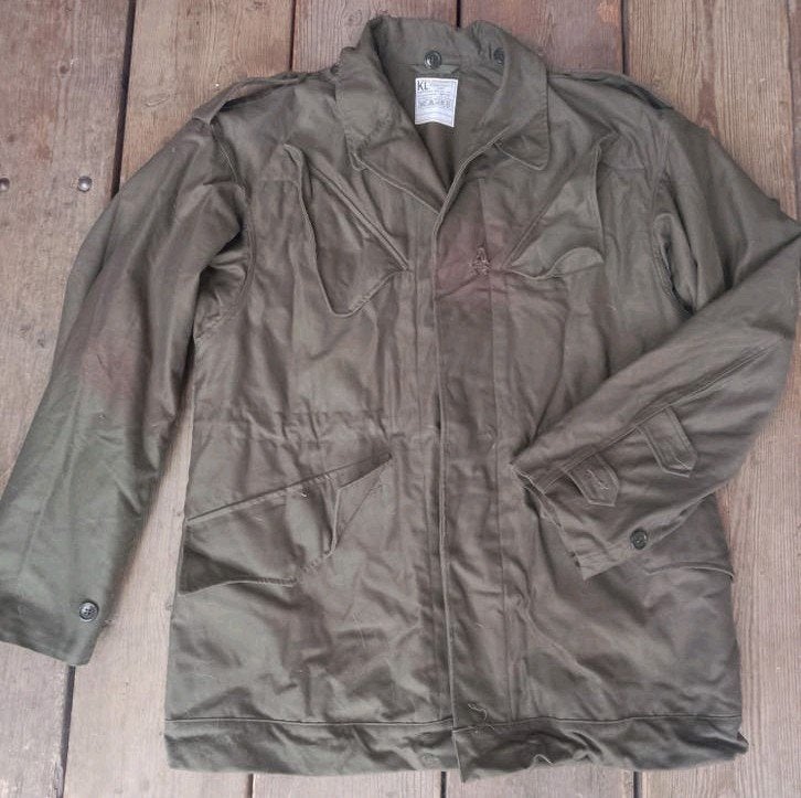 ORIGINELE KL LEGERJAS - Vintage militaire jas, Ophalen of Verzenden, Landmacht, Nederland, Kleding of Schoenen