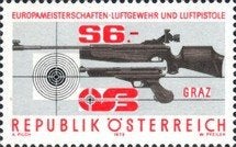 OOSTENRIJK 1979 Europ. Kamp. Luchtdrukpistool-geweer Schiete, Verzenden, Postfris