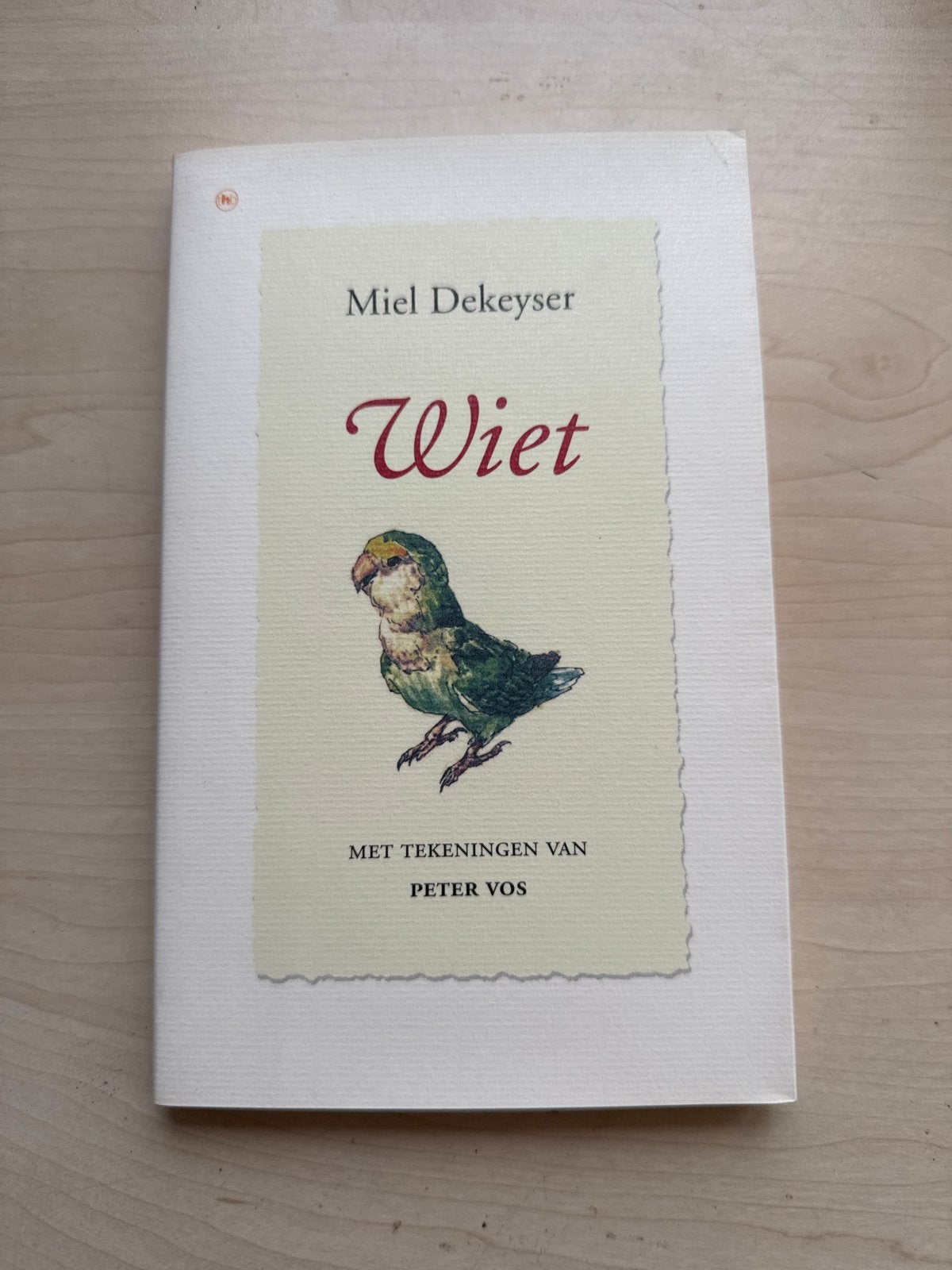 Wiet - Miel Dekeyser (met tekeningen van Peter Vos), Ophalen of Verzenden, Zo goed als nieuw, Nederland