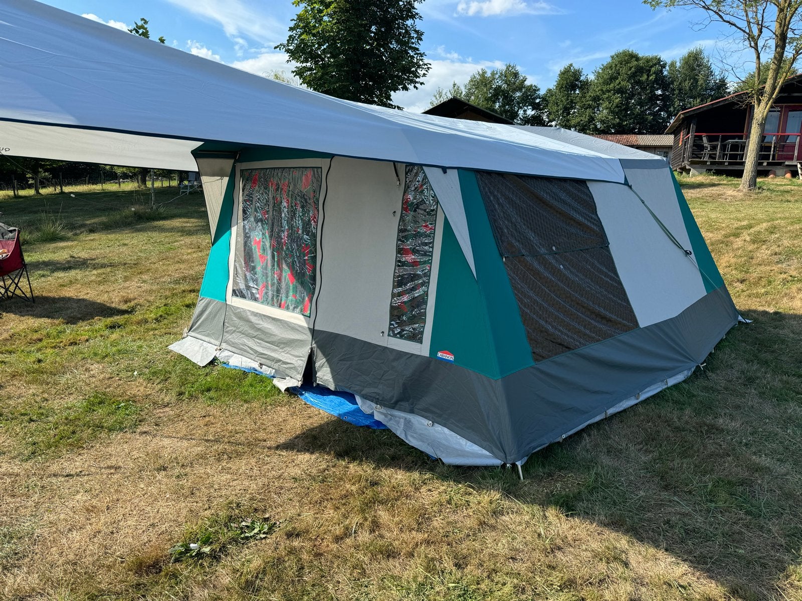 4/5 persoons Cabanon Aruba bungalow tent, Caravans en Kamperen, Tenten, Ophalen, Gebruikt, Tot en met 5