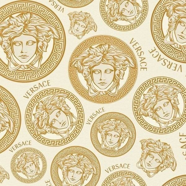 Nieuwe Versace behang 3 rollen, Overige patronen, Overige merken, Goud, Ophalen of Verzenden