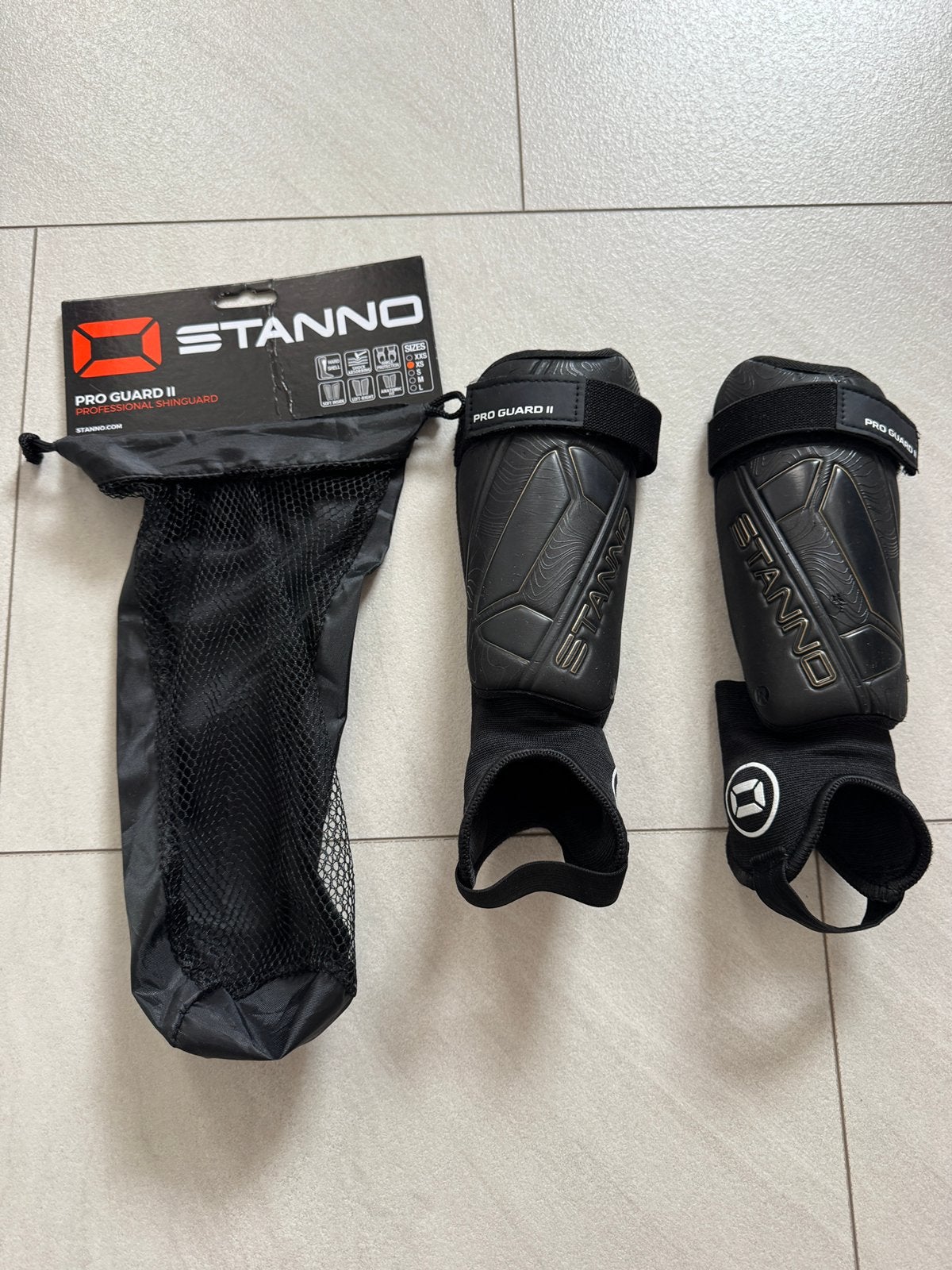 Stanno scheenbeschermers Pro Guard II, Maat XS of kleiner, Ophalen of Verzenden, Zo goed als nieuw, Overige typen