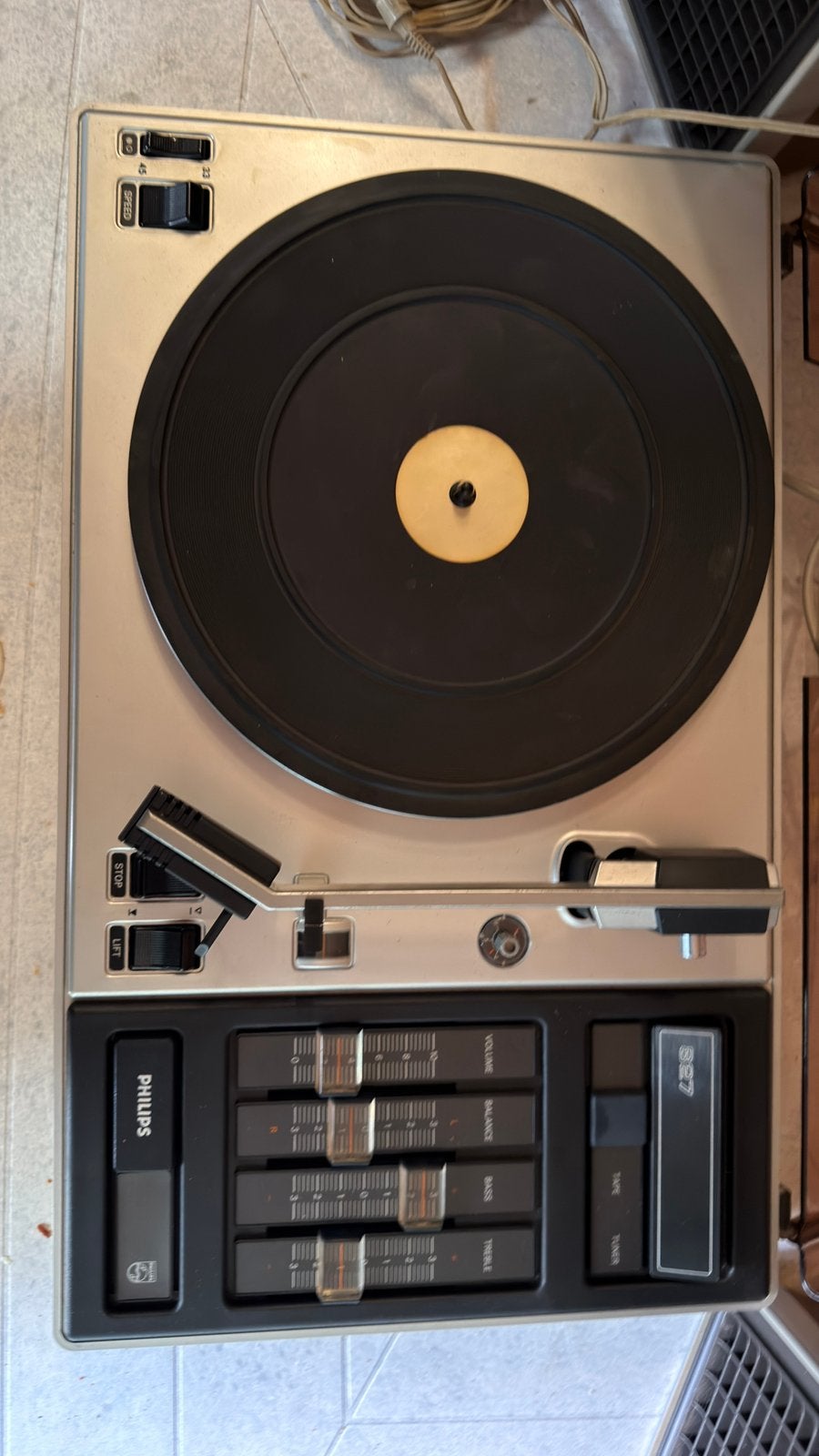 Oude Phillips platenspeler, Ophalen, Zo goed als nieuw, Platenspeler, Philips