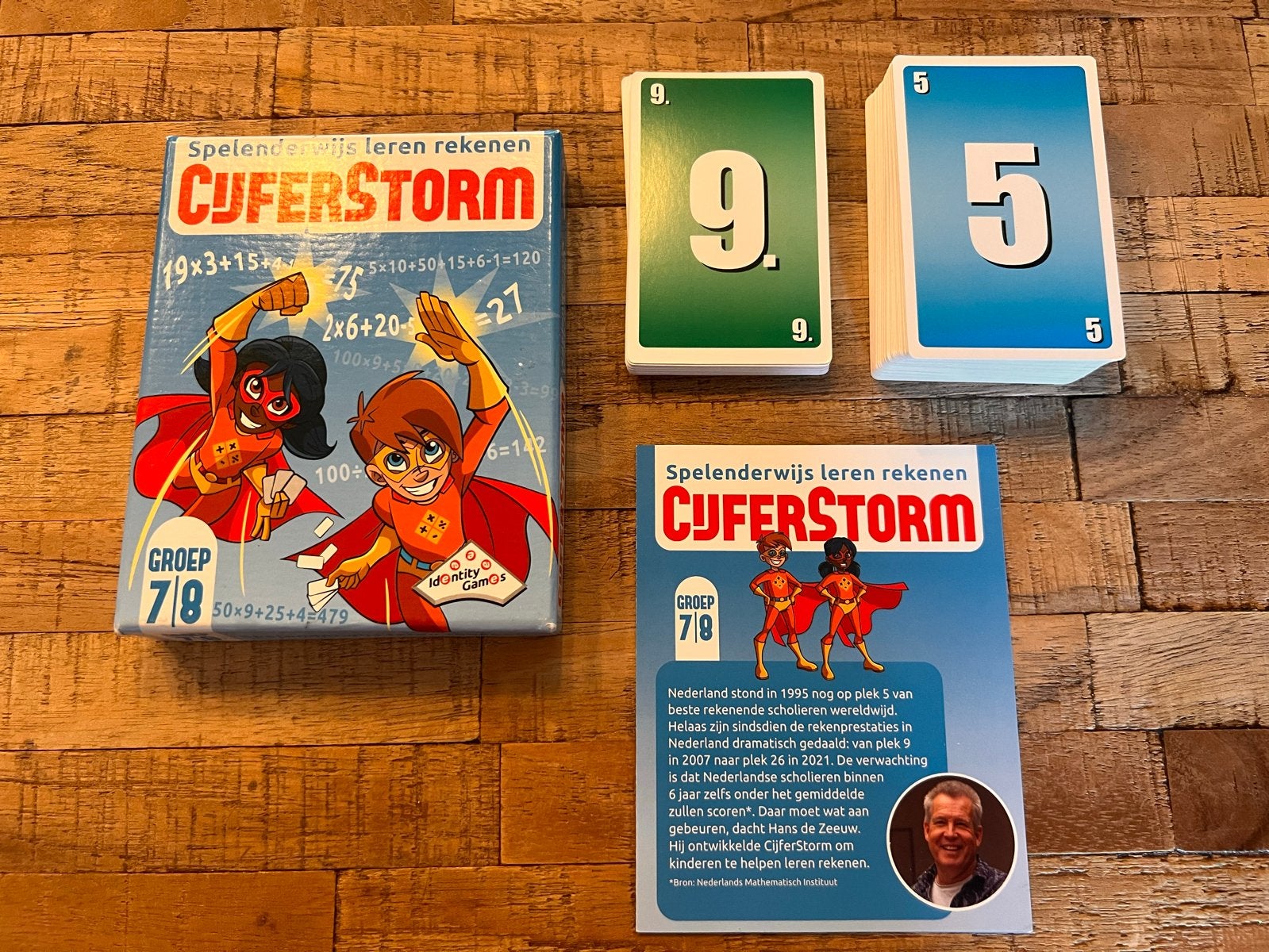 Cijferstorm: Spelenderwijs leren rekenen (Groep 7/8), Een of twee spelers, Ophalen of Verzenden, Zo goed als nieuw