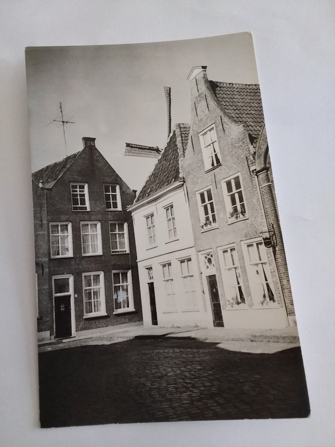 Historische foto Ravenstein met molen - Zeldzaam, Verzamelen, Ansichtkaarten | Nederland, Ophalen of Verzenden, Zuid-Holland