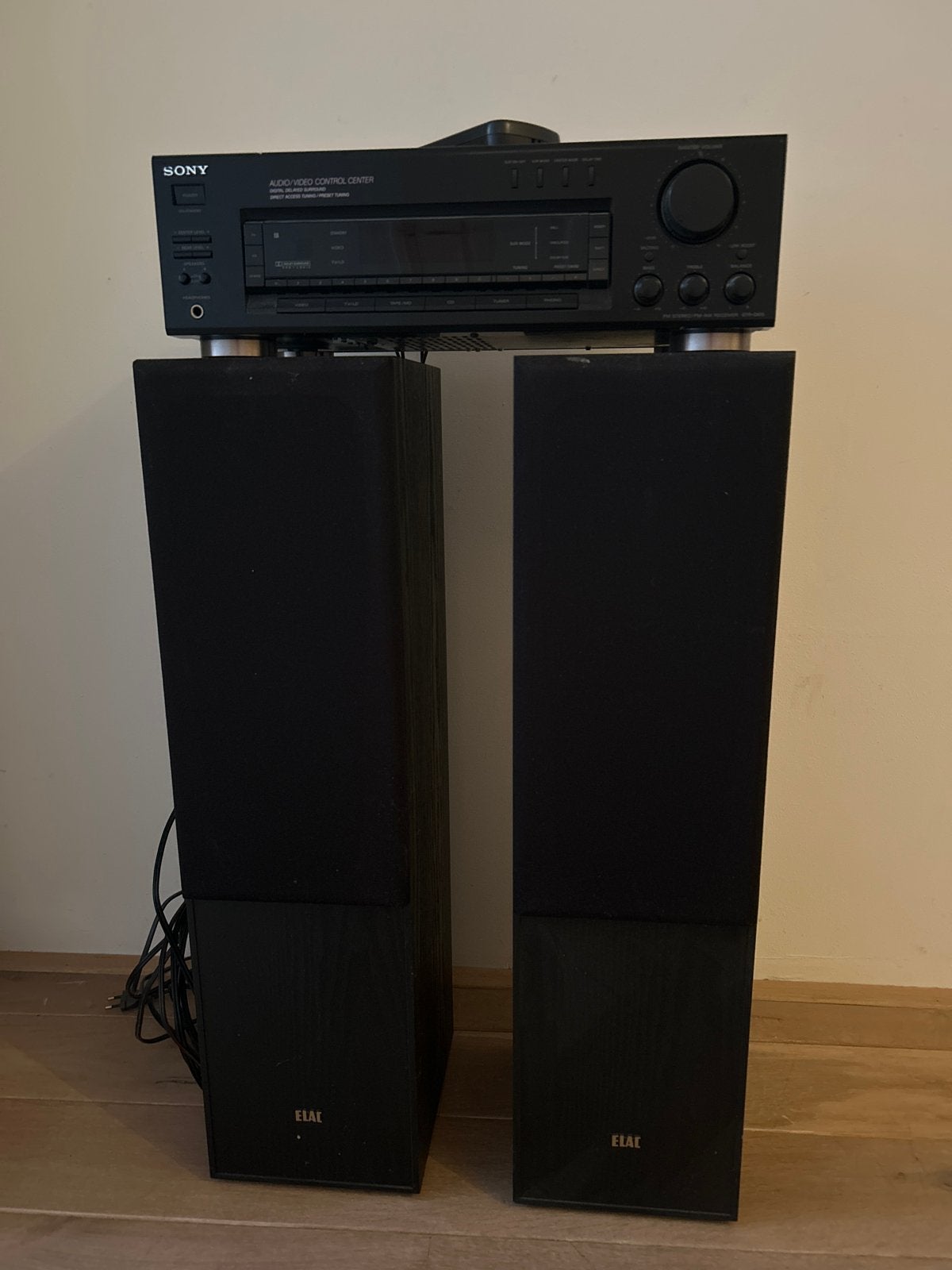 Sony Audio/Video Control Center met ELAC luidsprekers, Ophalen, Gebruikt, 60 tot 120 watt, Sony
