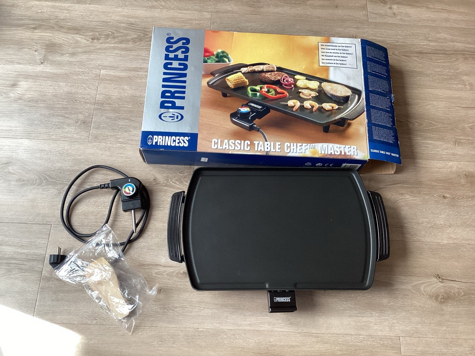 Princess Classic Table Chef Master Grillplaat, Ophalen of Verzenden, Gebruikt, Tafelgrill