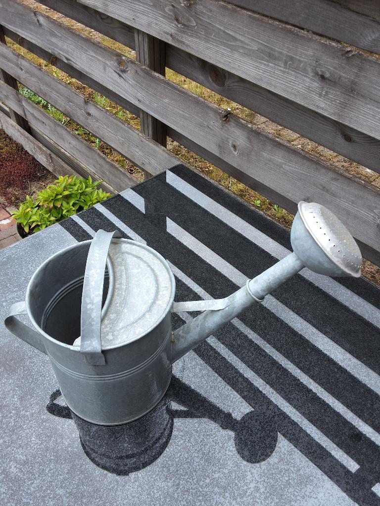 Nostalgische zinken watergieter, Tuin en Terras, Tuinwanddecoratie, Ophalen, Gebruikt