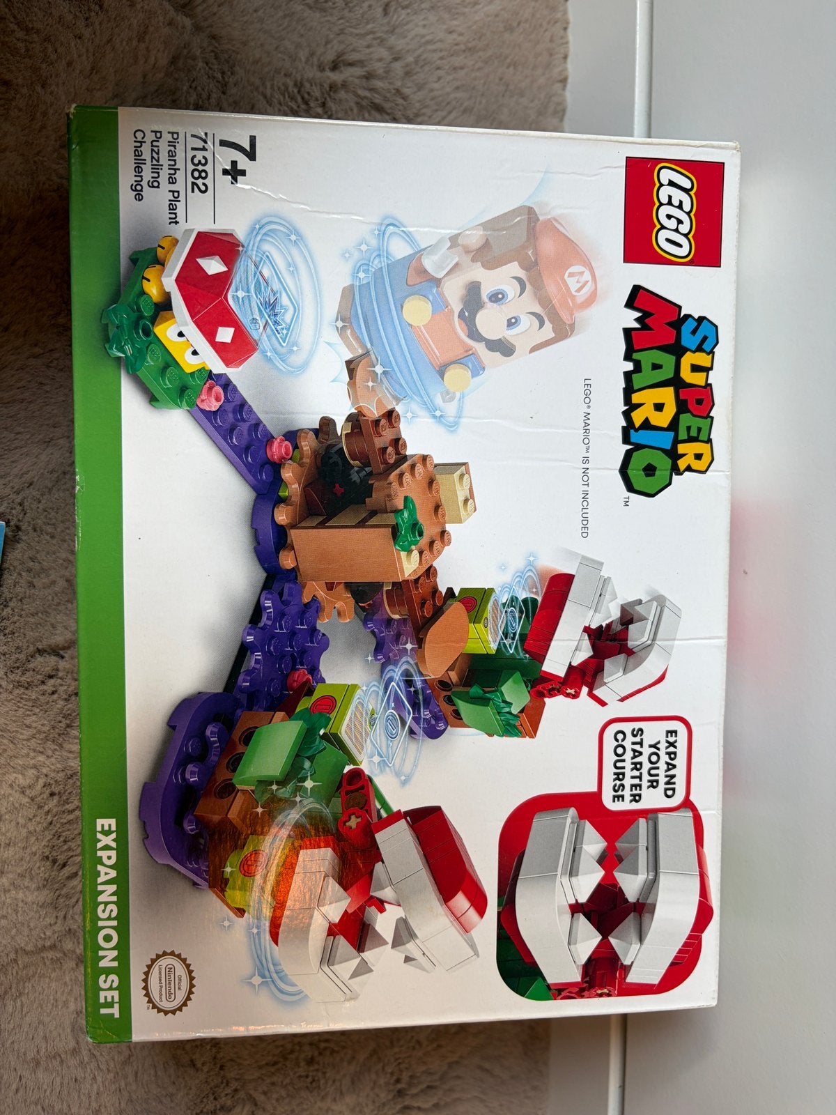LEGO Super Mario Piranha Plant Puzzling Challenge (71382), Overige thema's, Lego, Ophalen of Verzenden, Zo goed als nieuw