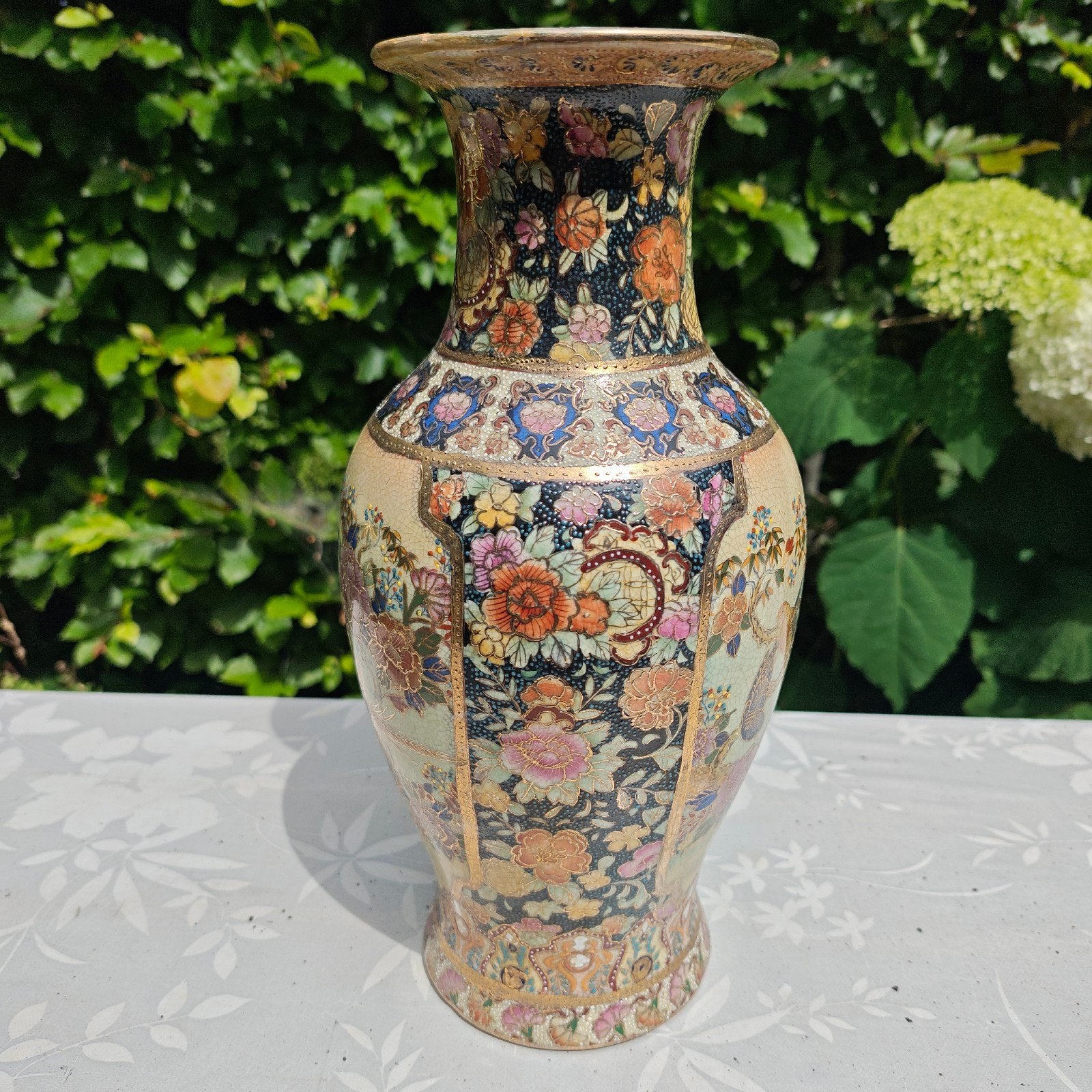 handgeschilderde Japanse vaas, Ophalen of Verzenden