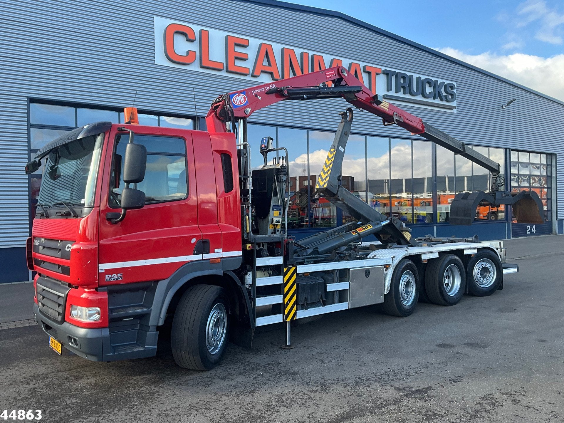 DAF FAQ 85 CF 460 HMF 16 Tonmeter Z-kraan (bj 2012), Automaat, Euro 5, Parkeercamera, Origineel Nederlands