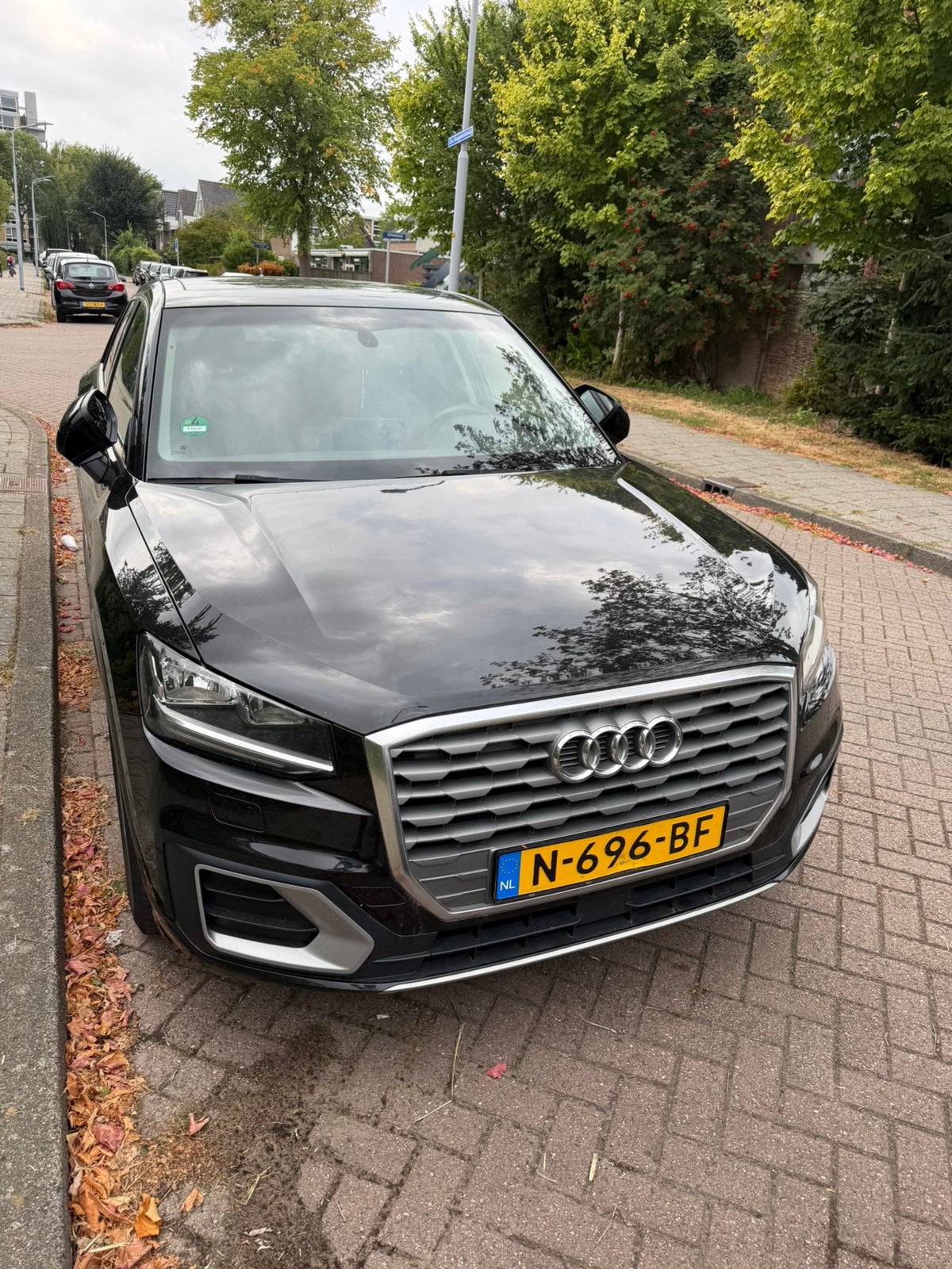 Audi Q2 1.6 TDI 116pk S Tronic 2017 Zwart, Auto's, Audi, 4 cilinders, Zwart, 24 km/l, Particulier