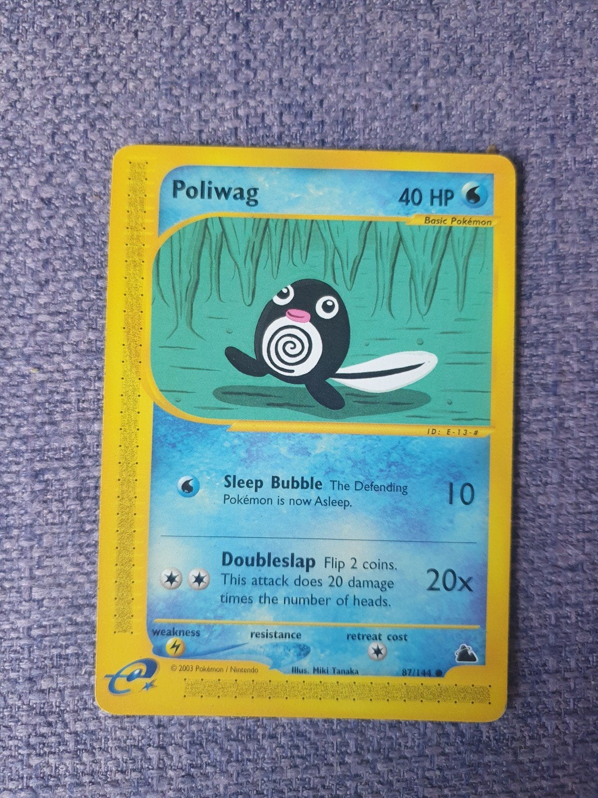 Poliwag 87/144 pokemon kaart, Ophalen of Verzenden