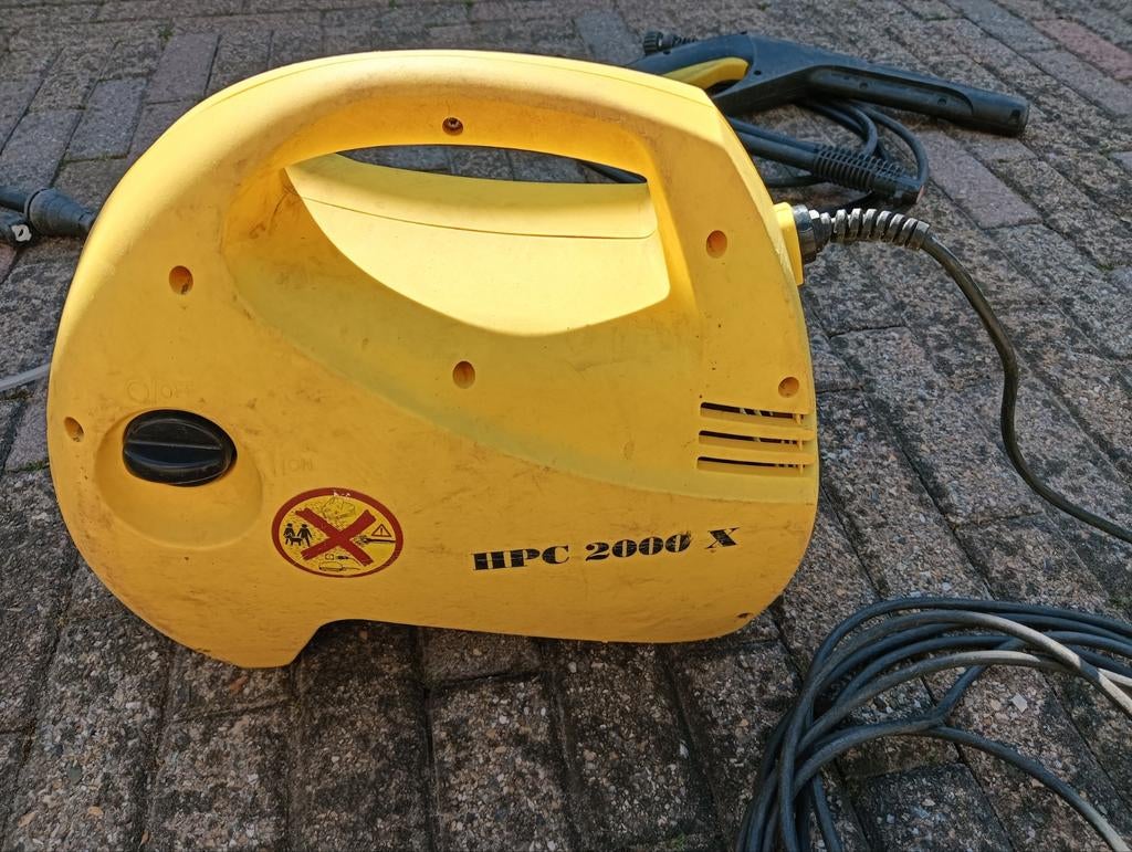 HPC2000X Hogedrukreiniger met 2 spuitpistolen en 4 frezen, Tuin en Terras, Ophalen of Verzenden, Gebruikt, Elektrisch, HPC