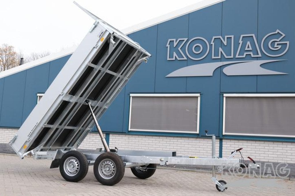 Superactie: Konag Easyline kipper / kiepaanhangwagen 305x180, Nieuw