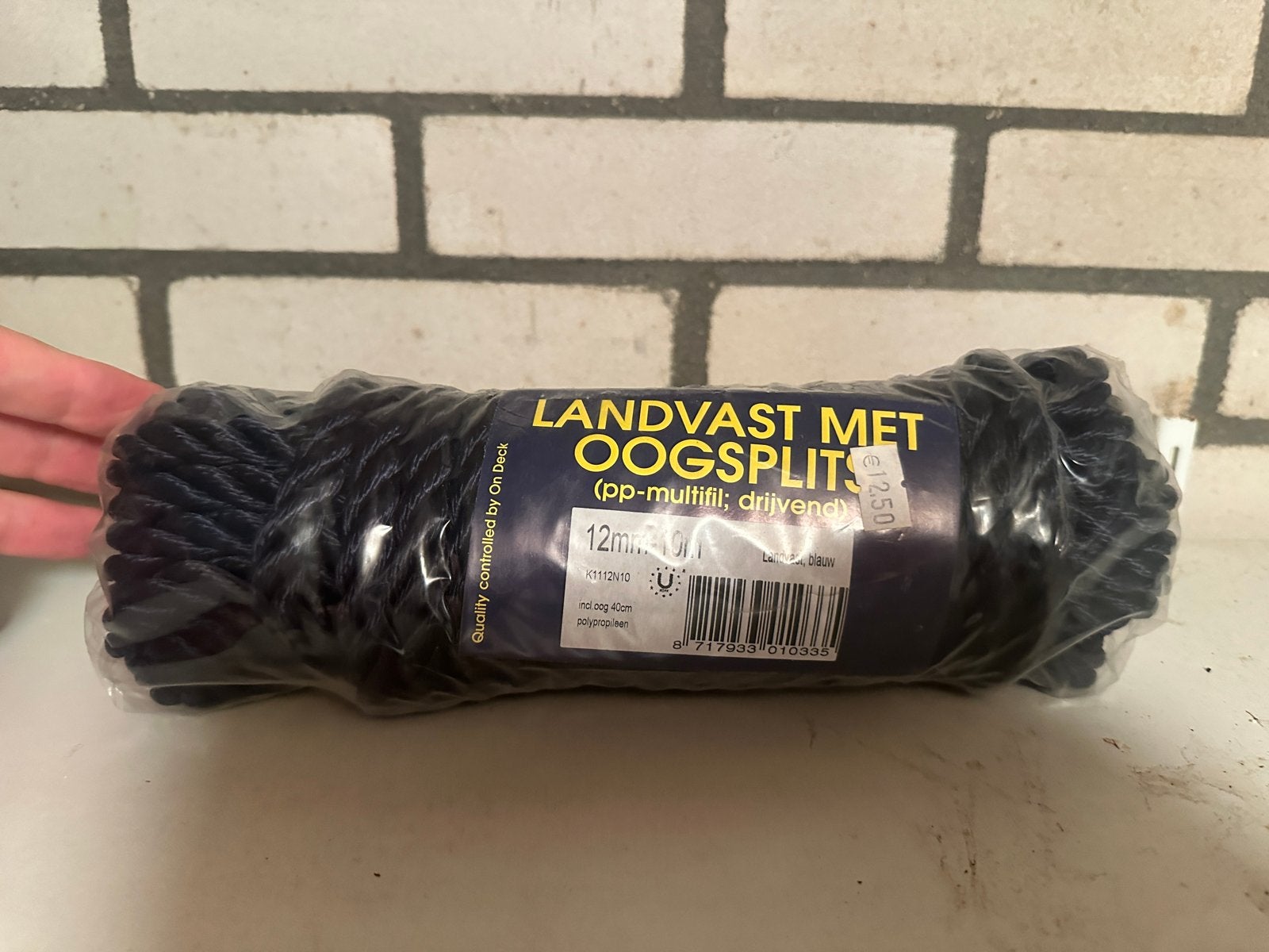 Landvast met Oogsplits (12mm-10m) - Nieuw, Watersport en Boten, Ophalen, Nieuw, Lijn of Blok