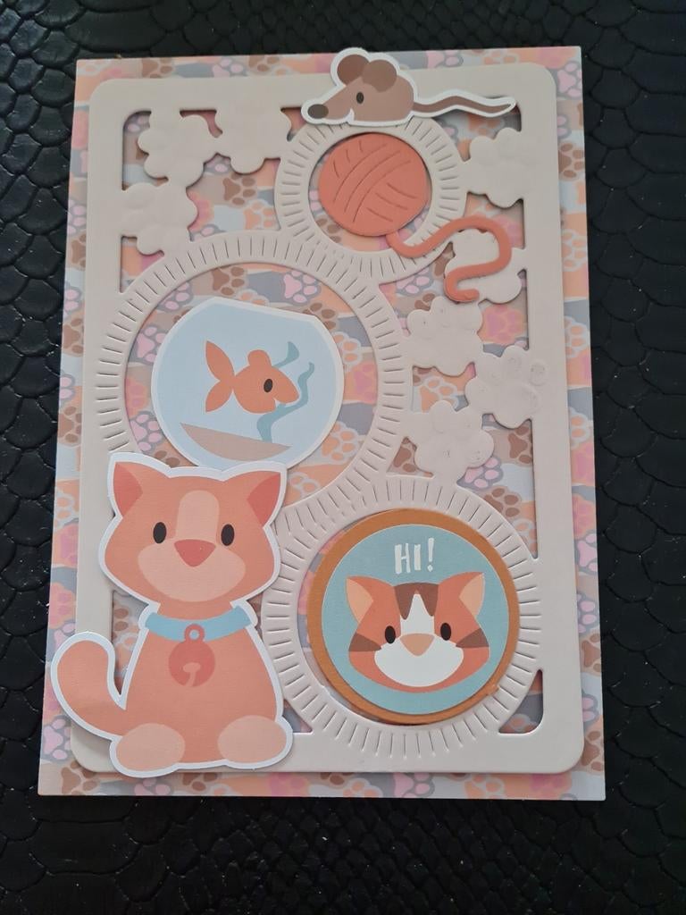 Set 4 stansjes, Hobby en Vrije tijd, Kaarten | Zelf maken, Ophalen of Verzenden, Nieuw, Dieren, Pons of Mal