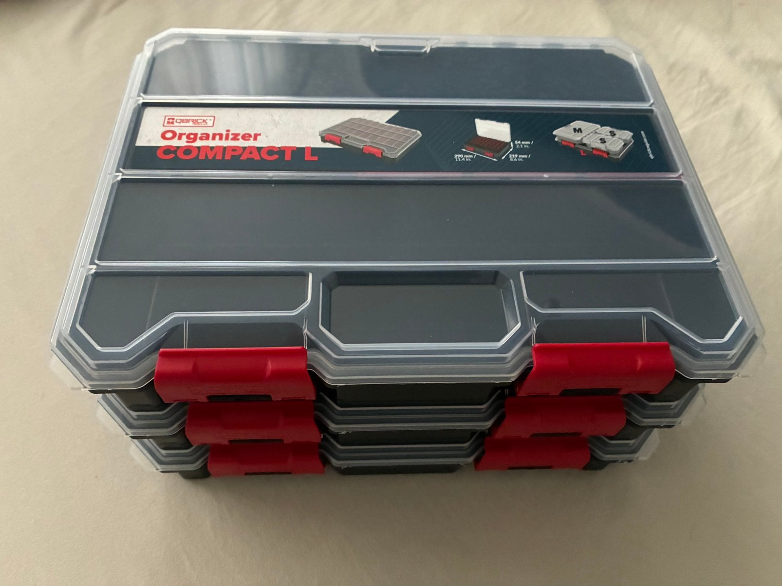 Qbrick Regular Organizer Compact L 6 stuks, Ophalen, Nieuw