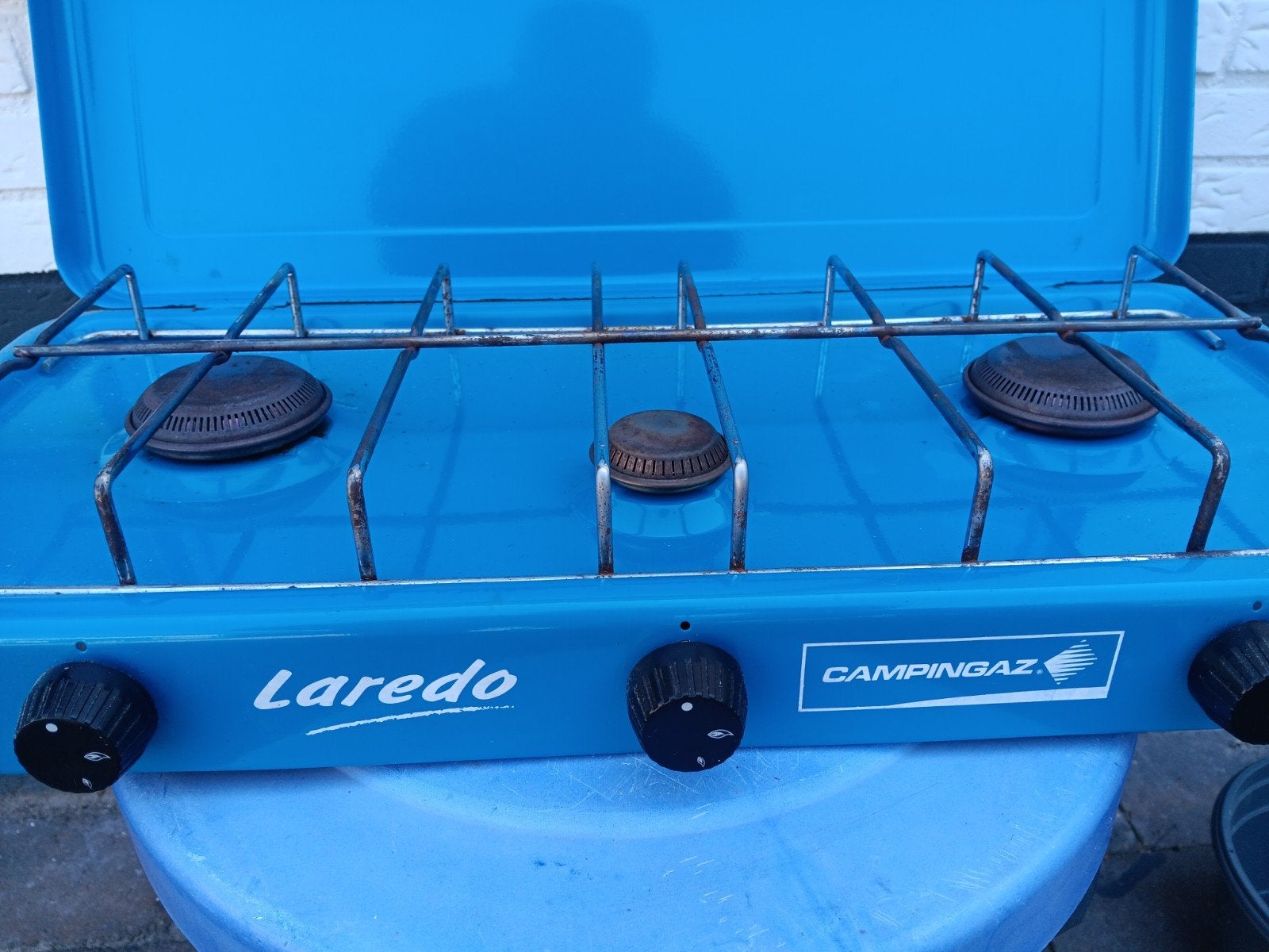 Campingaz Laredo 3-pits gasfornuis, Ophalen of Verzenden, Zo goed als nieuw
