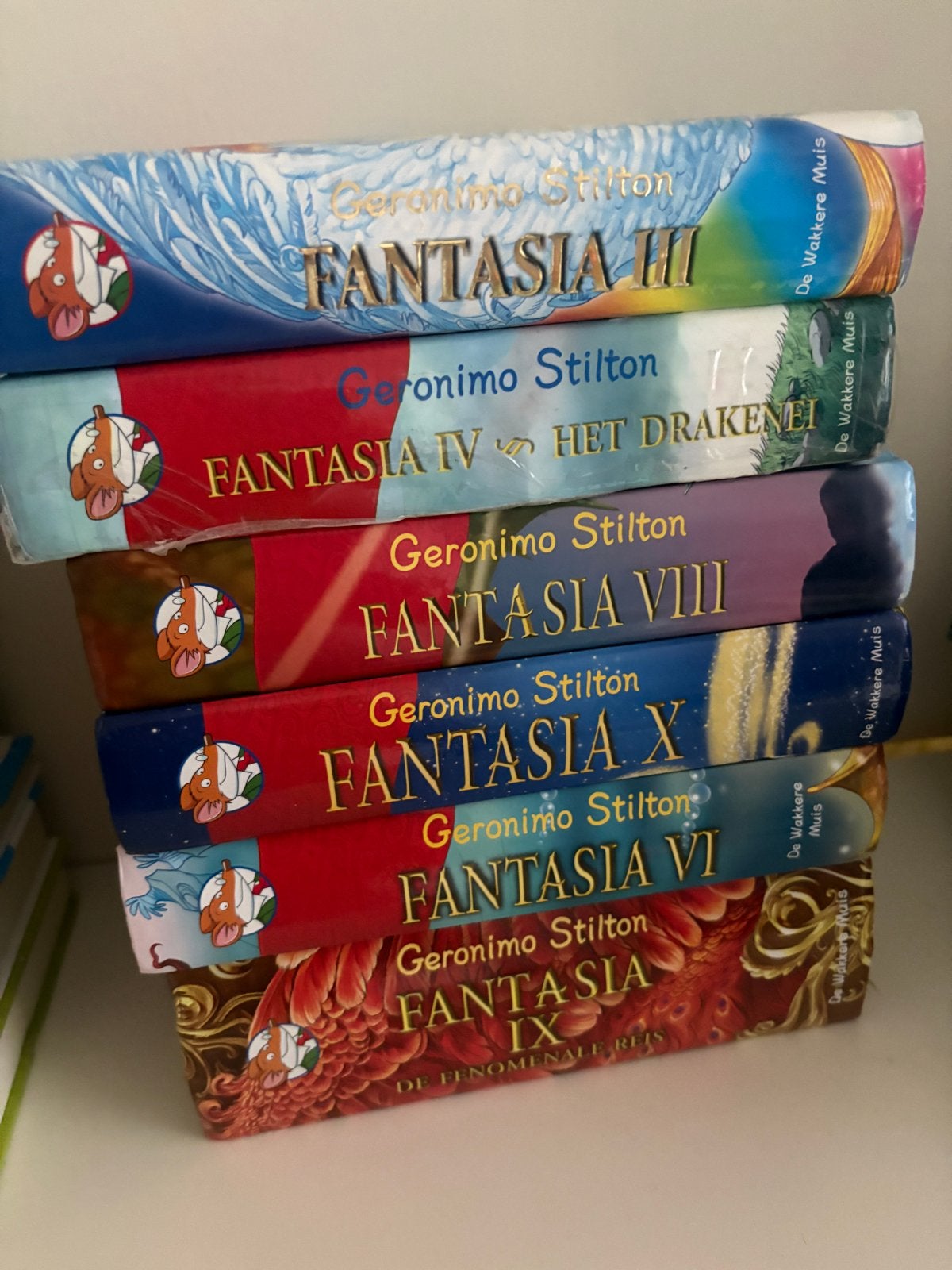 Diverse kinderboeken: Borre, Fantasia, Waanzinnige Boomhut, Ophalen, Gelezen, Fictie